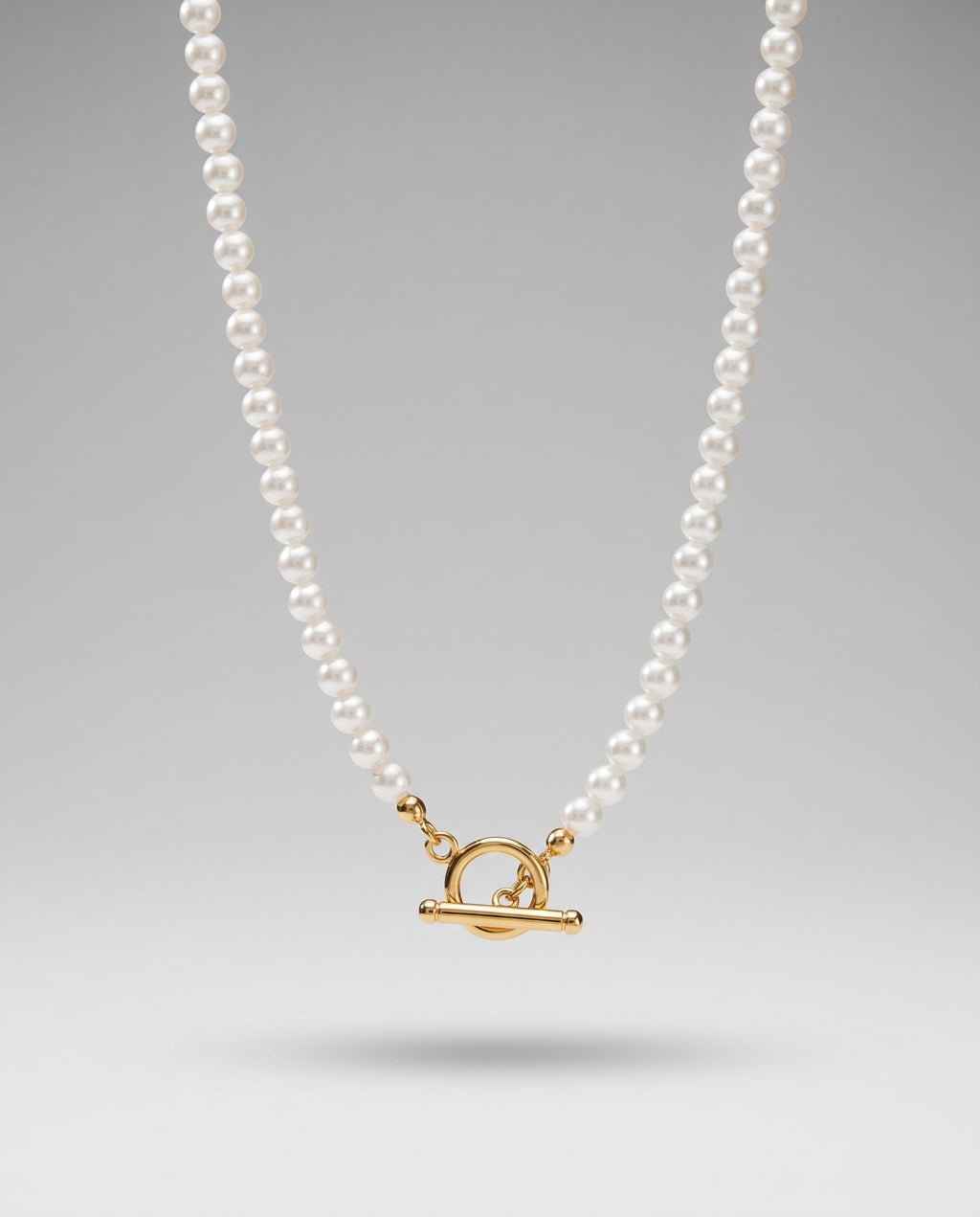 Pearl Buckle Necklace